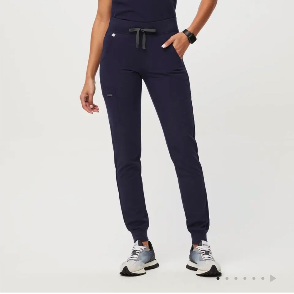 FIGS Navy Zamora Jogger Scrub Pant